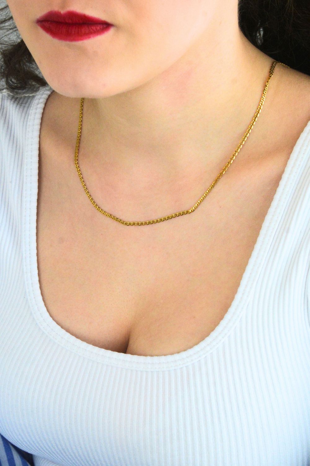 Złoty łańcuszek 585 Gucci Marina 2,5mm 1.jpg